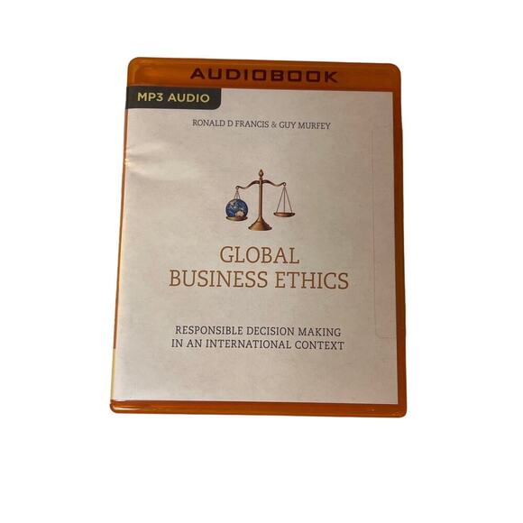 Brilliance Audio Other - Ronald D. Francis & Guy Murfey Global Business Ethics Audiobook MP3 - CD